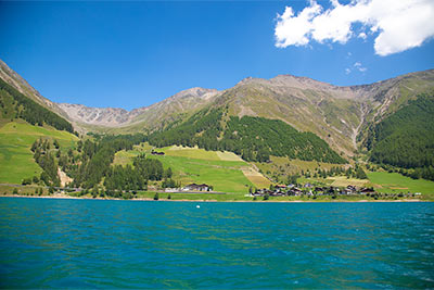 Vernagt am See im Schnalstal